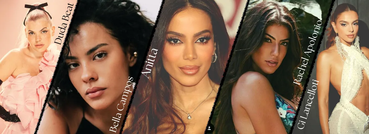 Duda Beat, Bella Campos, Anitta, Rachel Apollonio, Gi Lancelloti